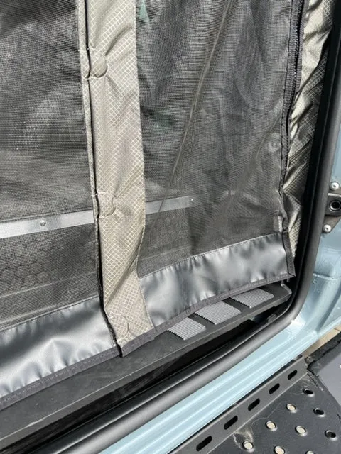 07   Sprinter Van Fabric - High Roof Passenger Side Sliding Door Bug Net