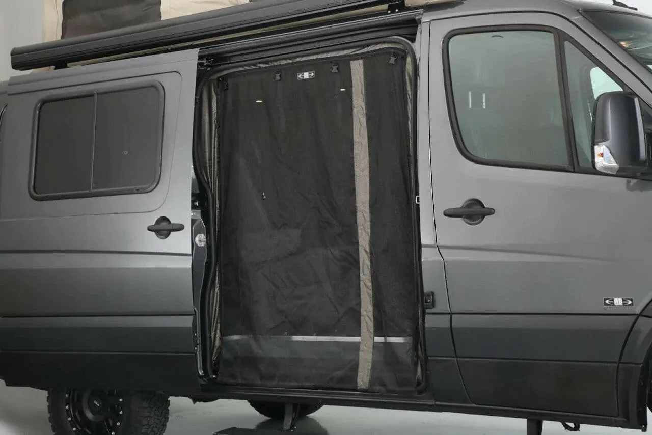 07   SPRINTER VAN FABRIC - LOW ROOF PASSENGER SIDE SLIDING DOOR BUG NET