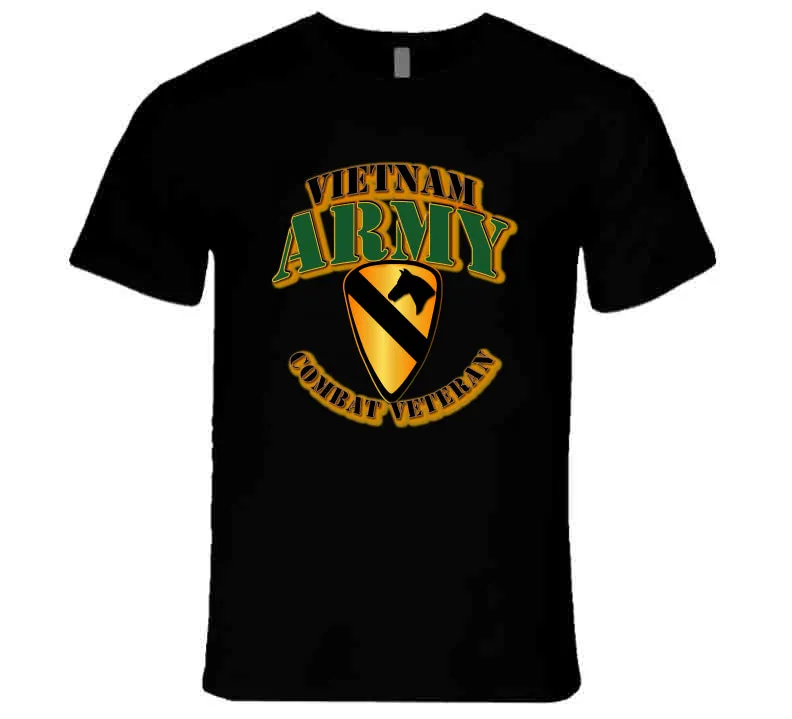 1st Cavalry Division - Combat Veteran T Shirt, Premium and Hoodie