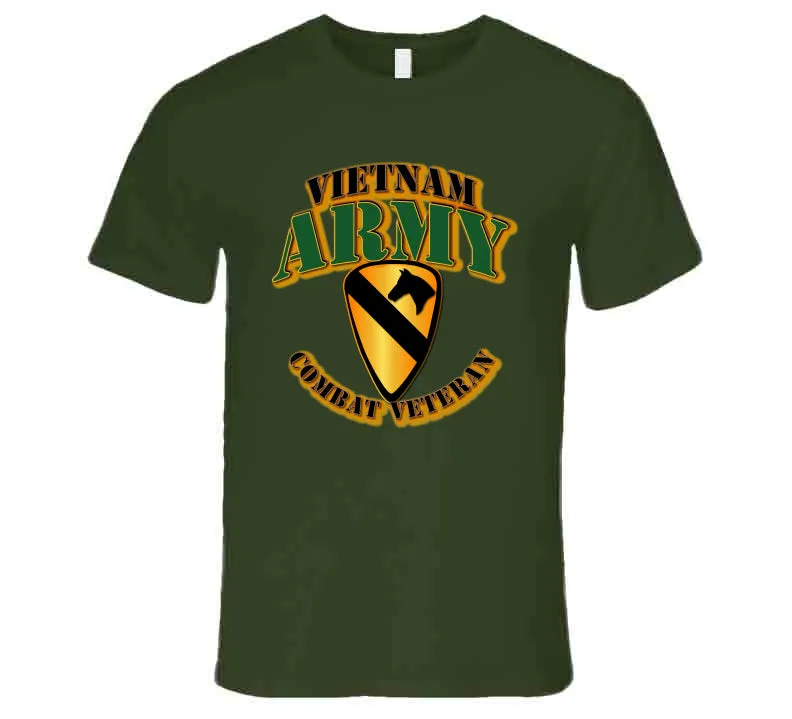 1st Cavalry Division - Combat Veteran T Shirt, Premium and Hoodie