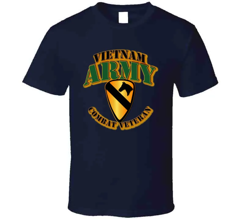 1st Cavalry Division - Combat Veteran T Shirt, Premium and Hoodie