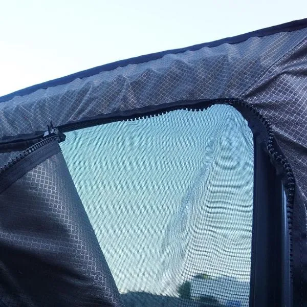 2007-2018 Sprinter Van Front Door Window Sun Shade w/Zipper Bug Net Set