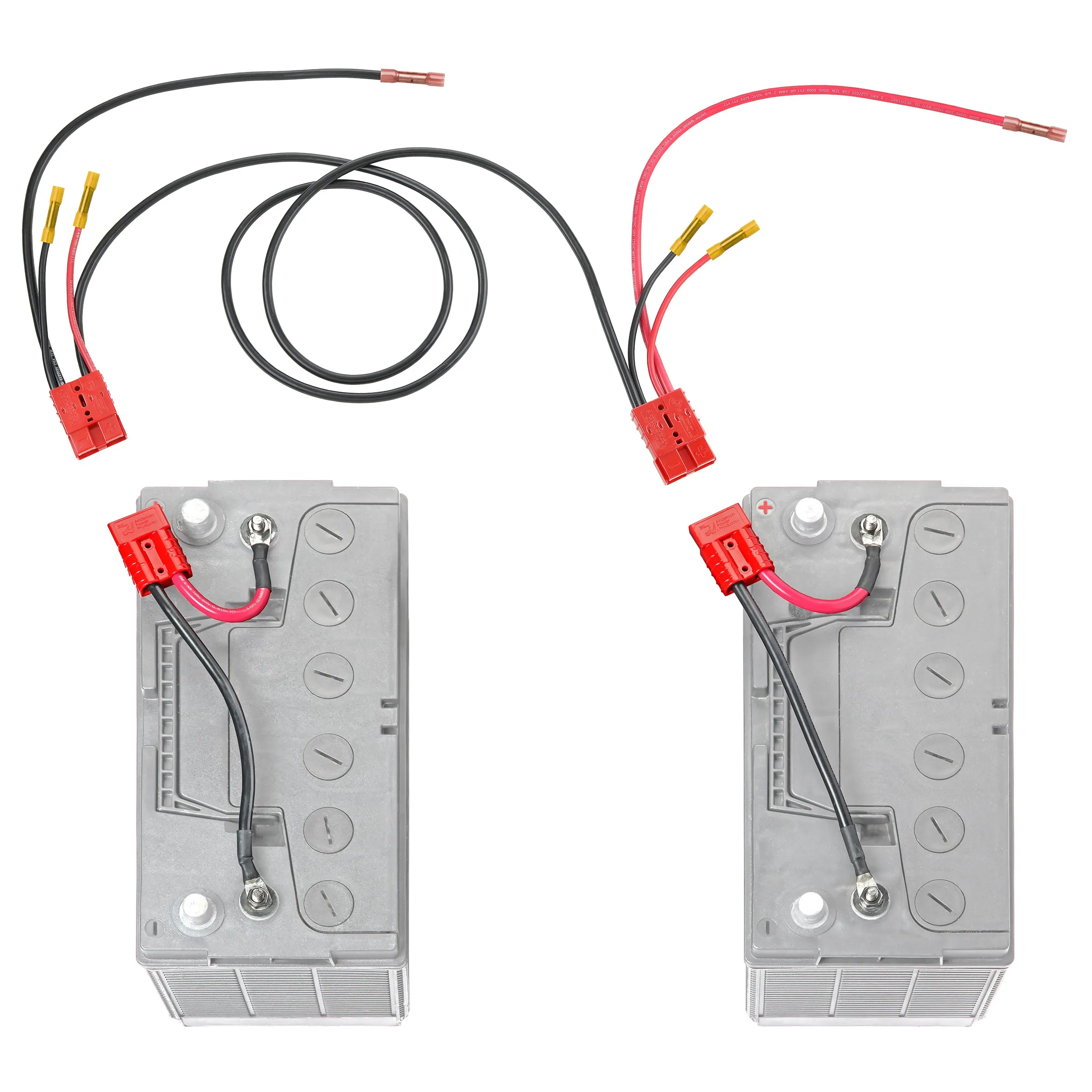 24 Volt Trolling Motor Connection  5' Extension for Separated Battery Compartments (RCE24VB5CHK) Lithium Compatible