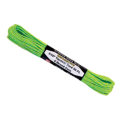 2.4mm Reflective Tactical Cord (50') by Atwood Rope MFG