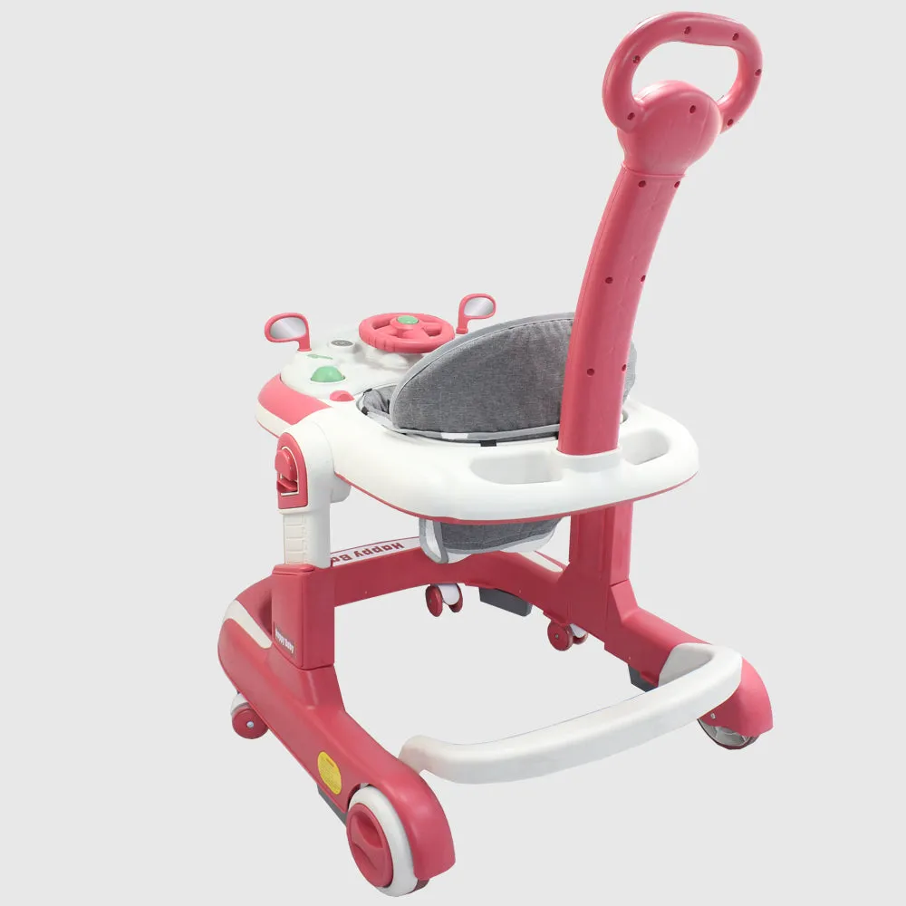 3-in-1 Rocket Baby Walker Toy: Multi-Functional Design