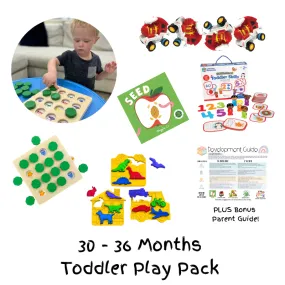 30-36 MONTHS TODDLER PLAY PACK Gift Set