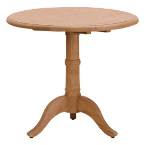 32" Round Teak Dining Table