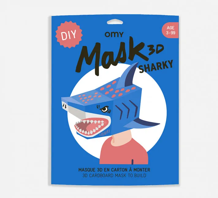 3D Mask - Sharky - Shark