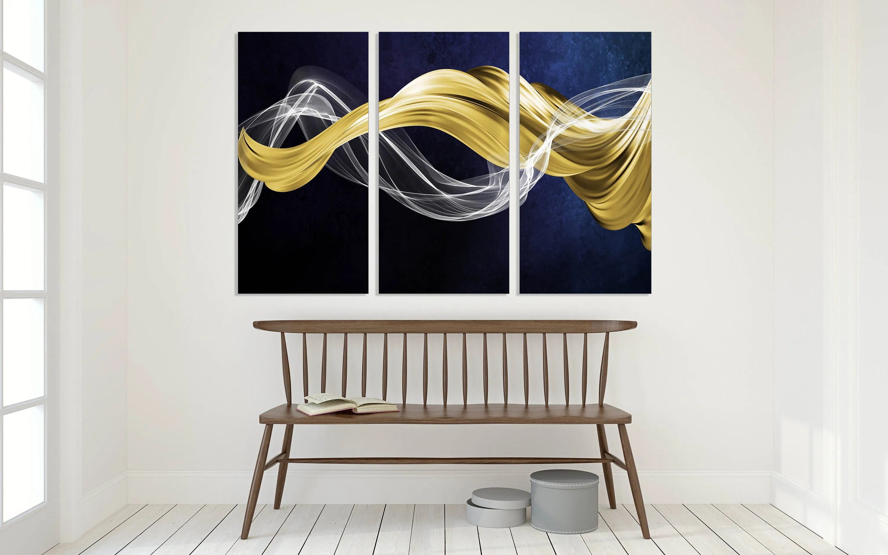 Abstract art print extra large canvas painting Abstract wall art picture frames multi panel wall art Abstract wall decor calm horizontal art