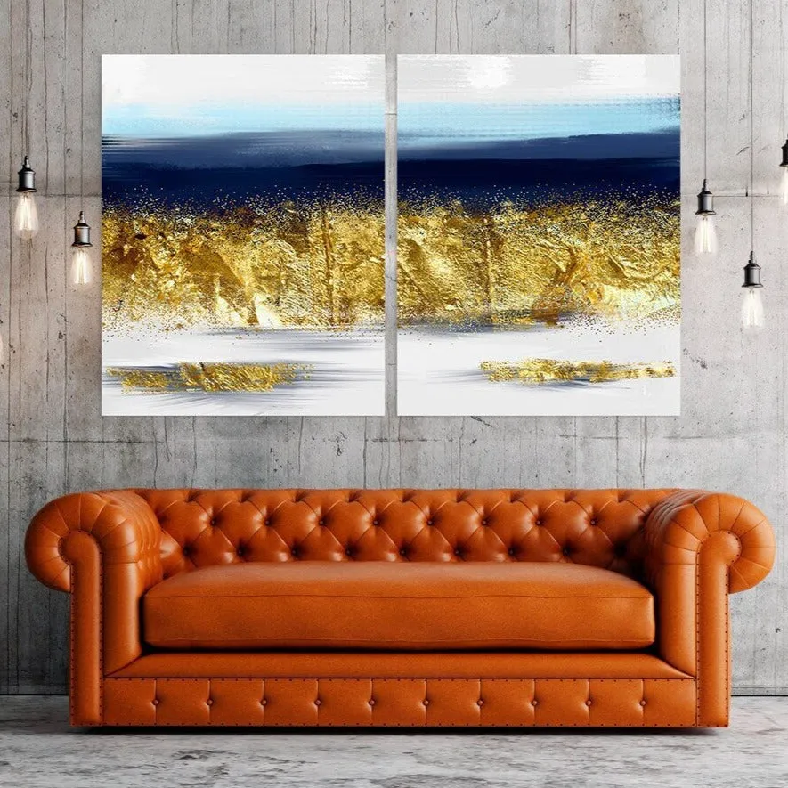 Abstract extra large canvas print wall art painting living room, bathroom wall decor set of canvas trendy