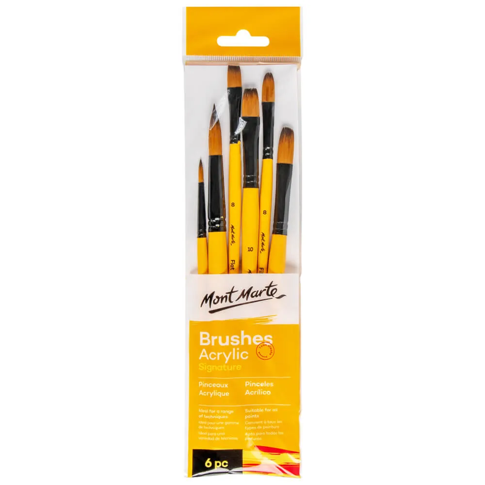 Acrylic Brushes Signature 6pc