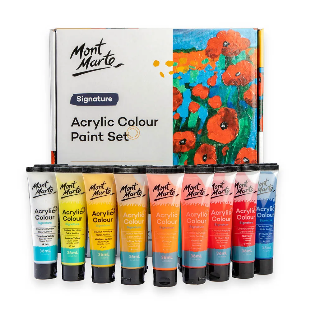 Acrylic Colour Paint Set Signature 18pc x 36ml (1.2 US fl.oz)