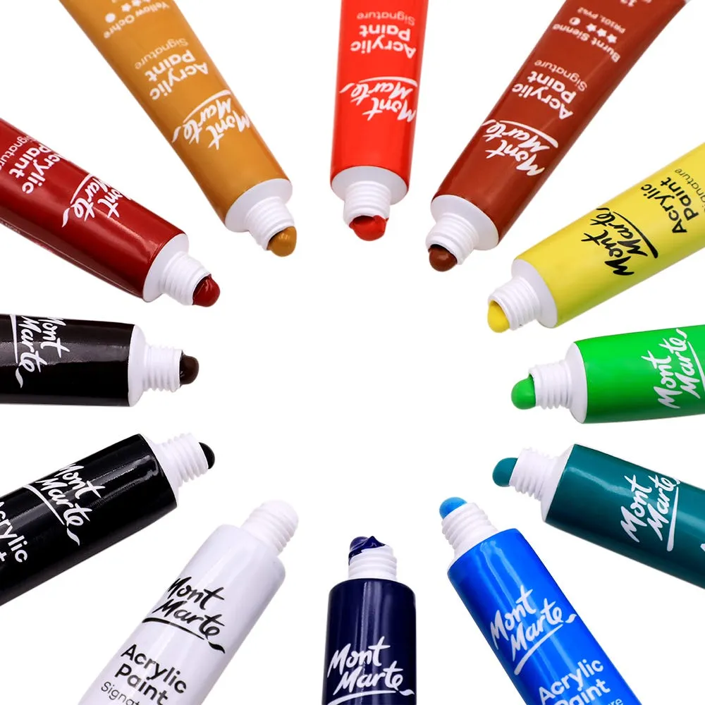 Acrylic Paints Signature 12pc x 12ml (0.4 fl.oz)