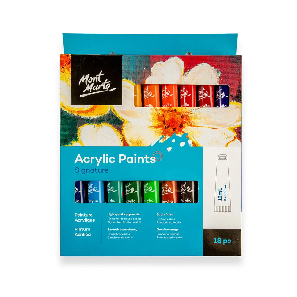 Acrylic Paints Signature 18pc x 12ml (0.4 US fl.oz)