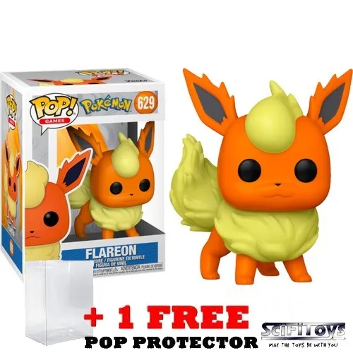 Anime : Pokemon - Flareon #629 Pop Vinyl Figure Funko Exclusive