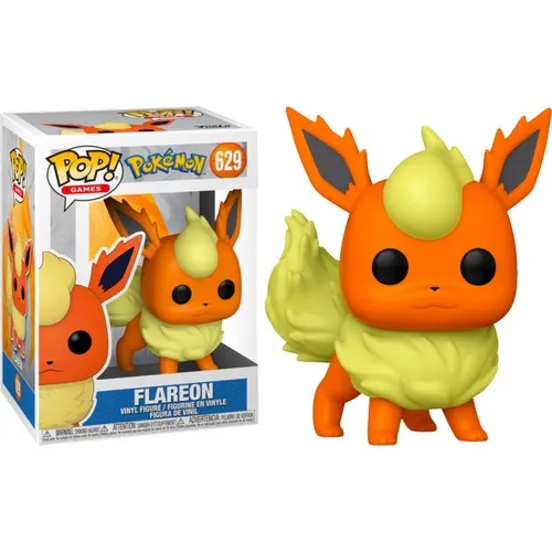 Anime : Pokemon - Flareon #629 Pop Vinyl Figure Funko Exclusive