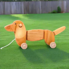 Bajo Dachshund Natural Pull Toy