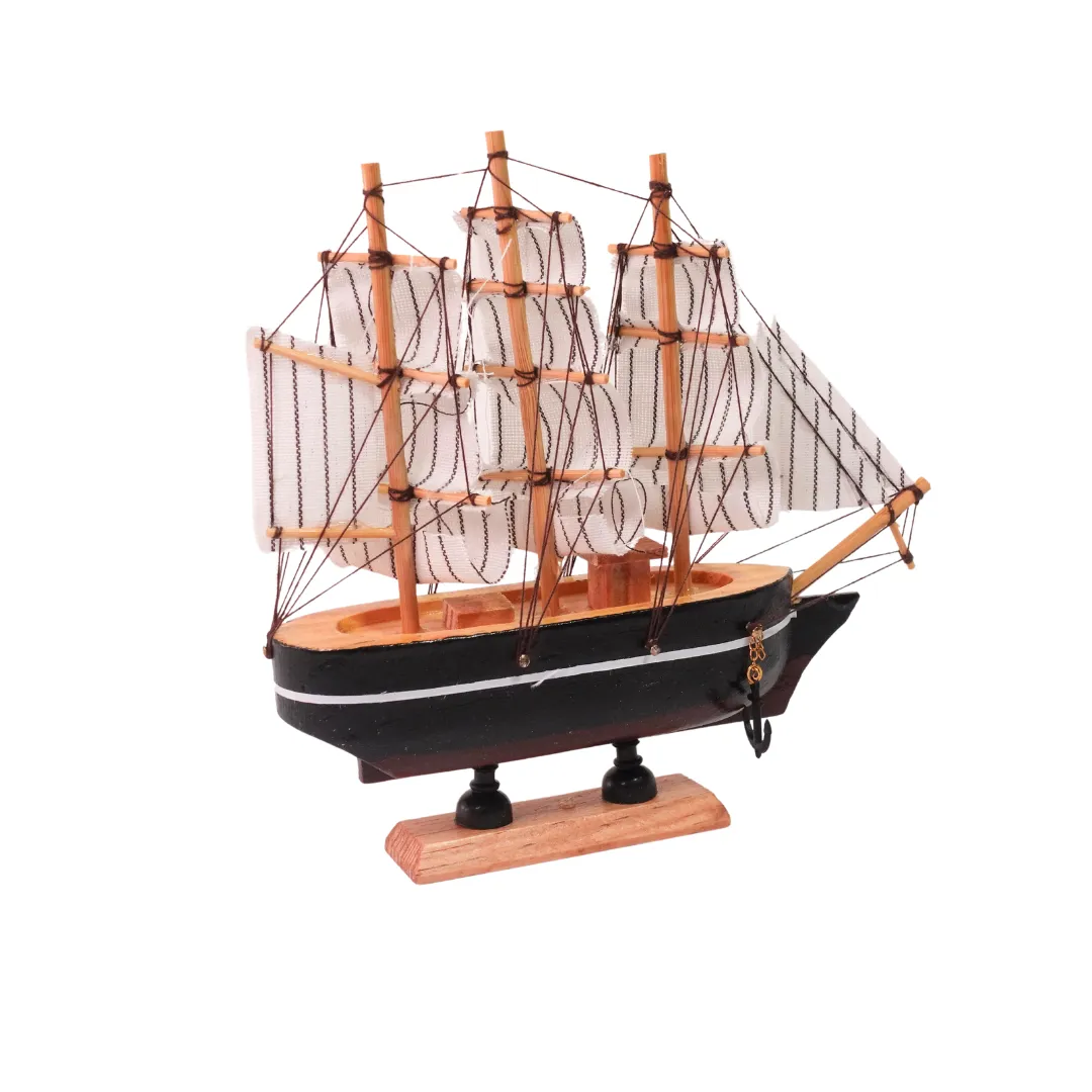 Beautiful Antique Decorative, Wooden Sailing Ship Showpiece