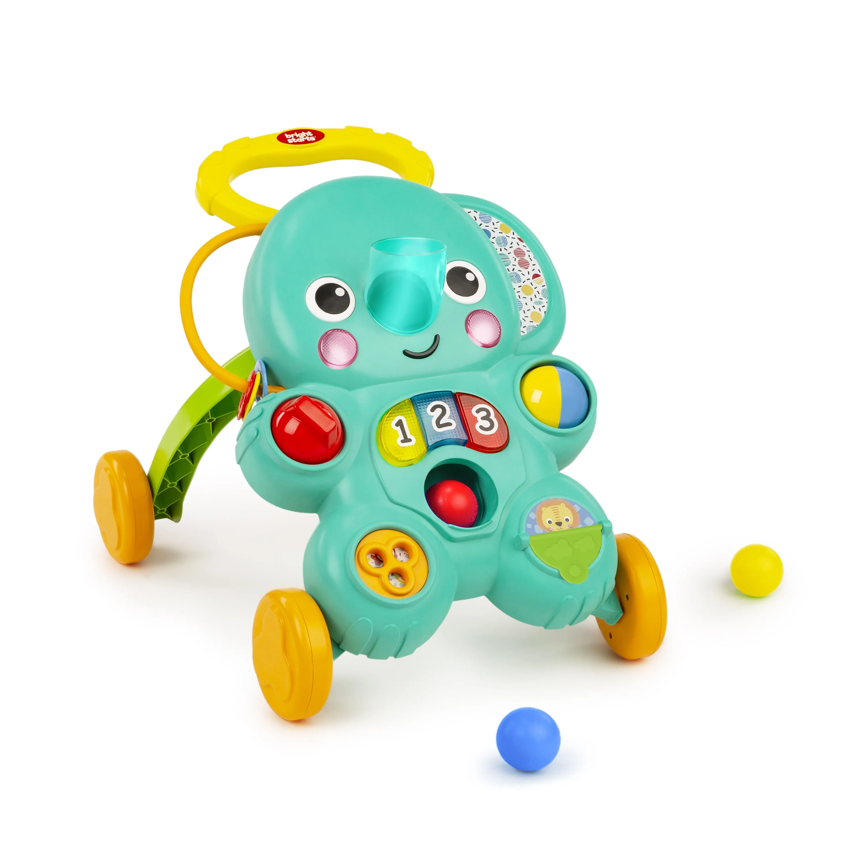 Bright Starts Stroll 'n Roll 2-in-1 Ball Play Walker - Elephant