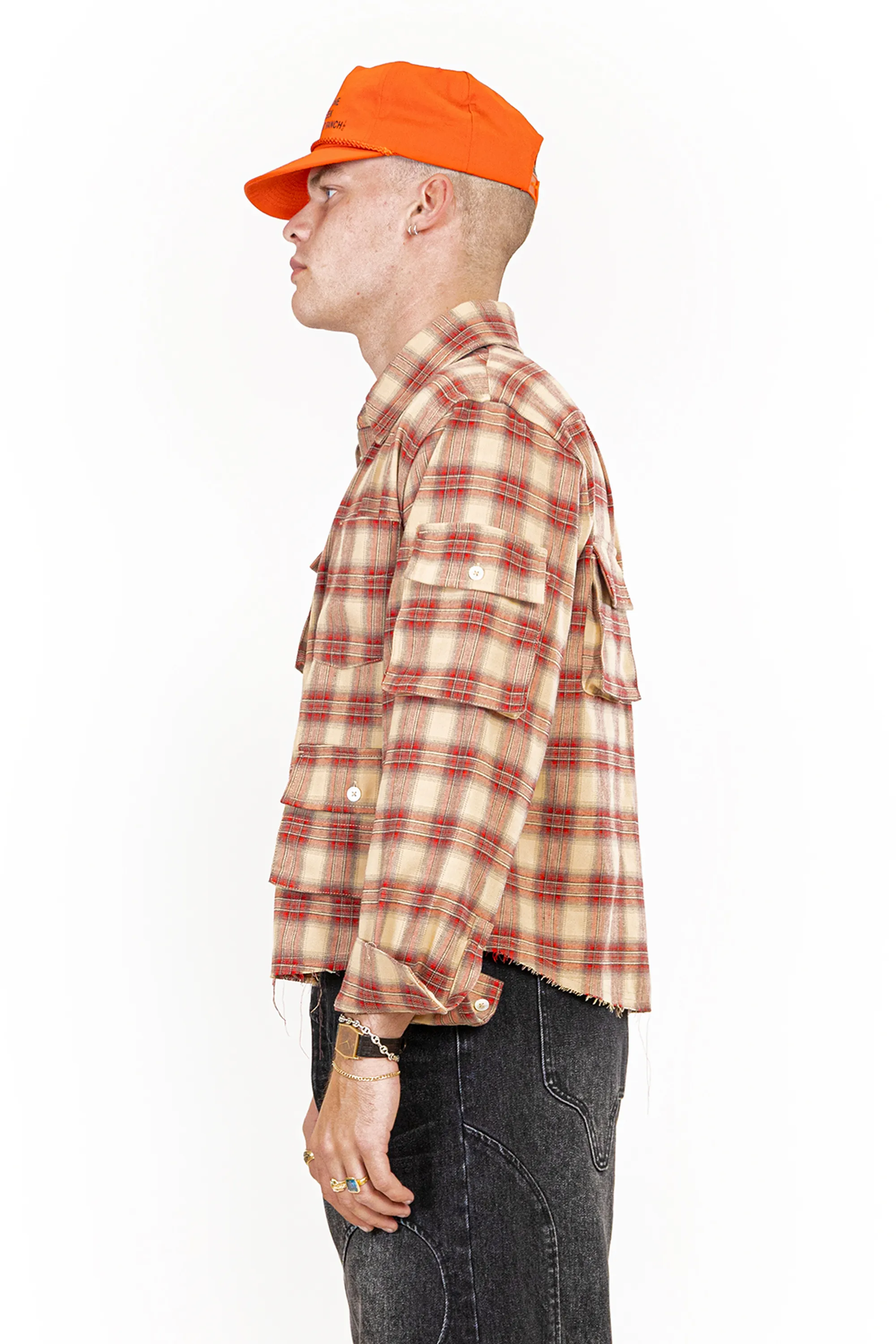 Cargo Shirt- RED