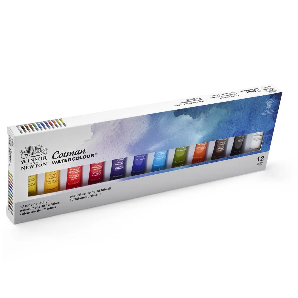 Cotman Watercolours 12 Tube Set