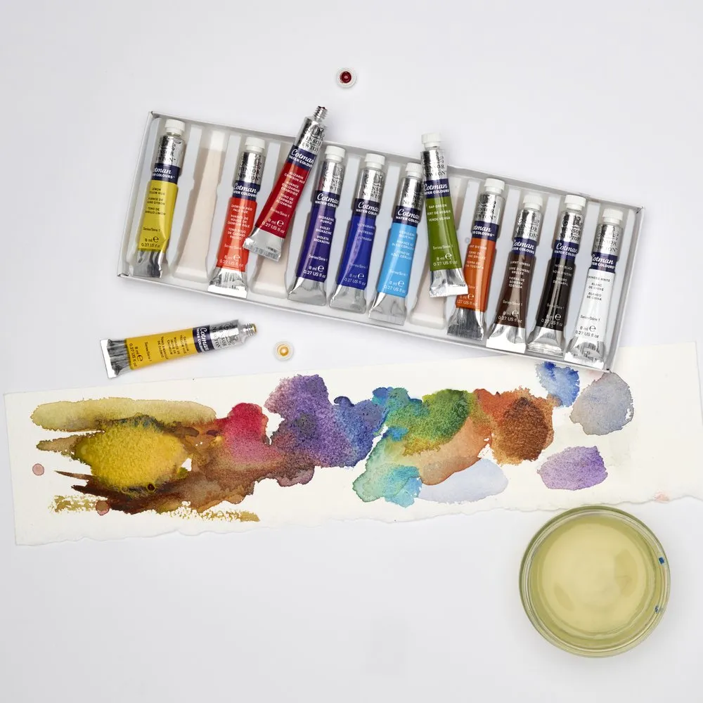 Cotman Watercolours 12 Tube Set