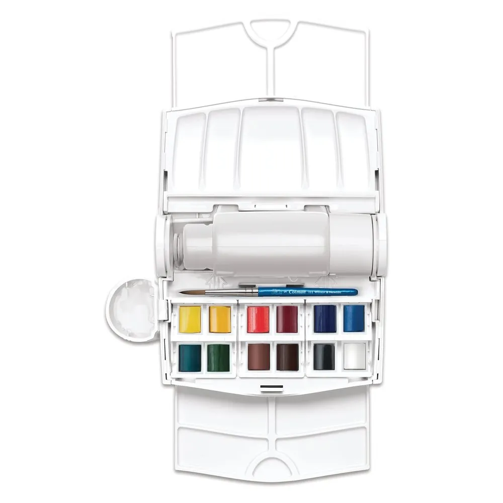 Cotman Watercolours Field Plus - 12 Half Pans