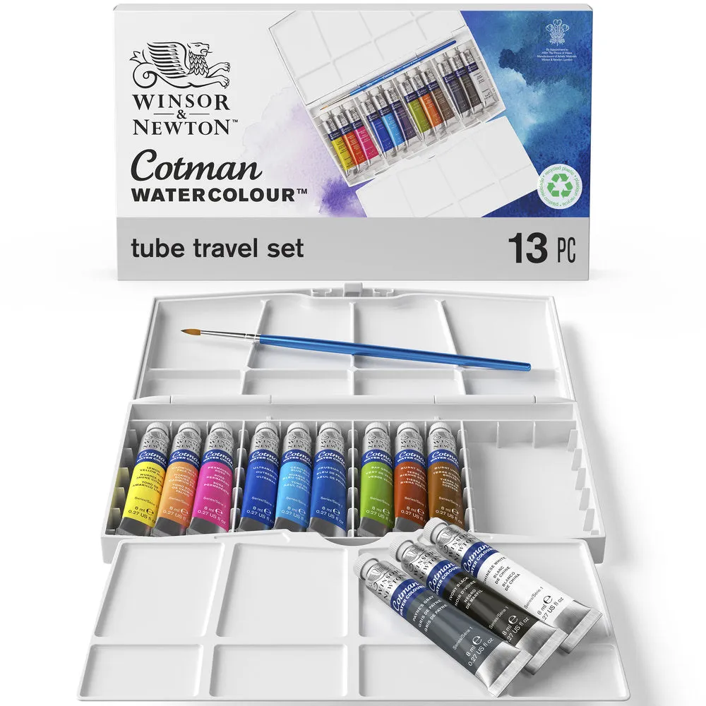 Cotman Watercolours Painting Plus Tube Set