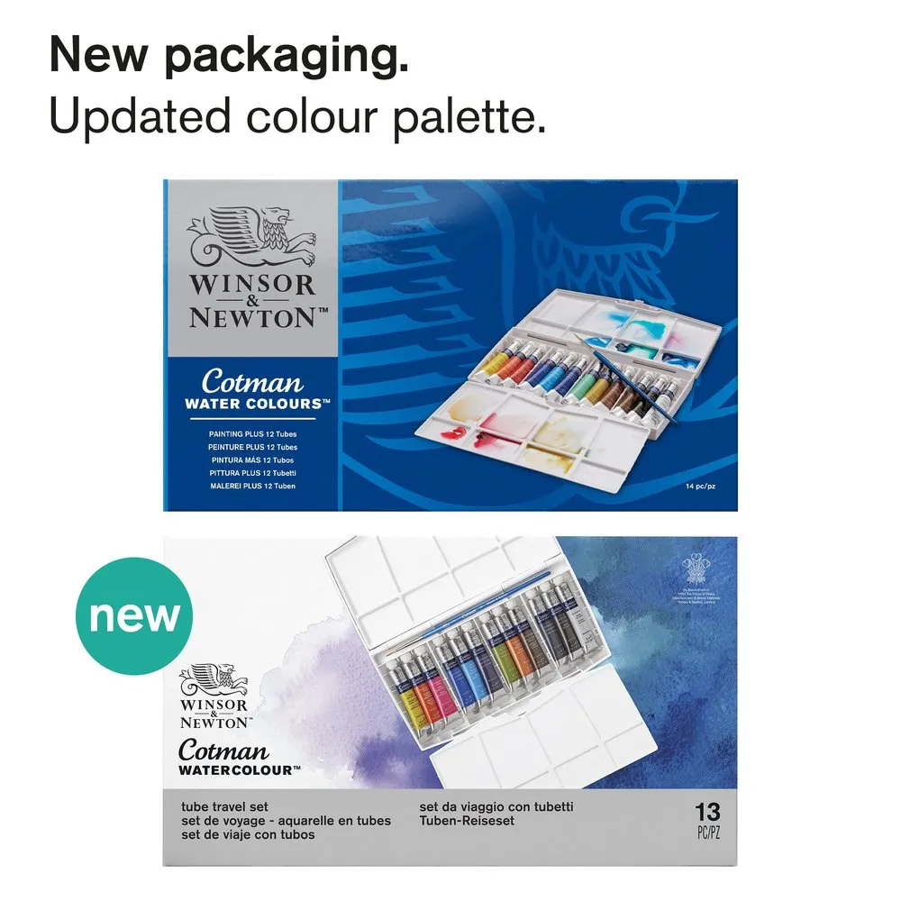 Cotman Watercolours Painting Plus Tube Set