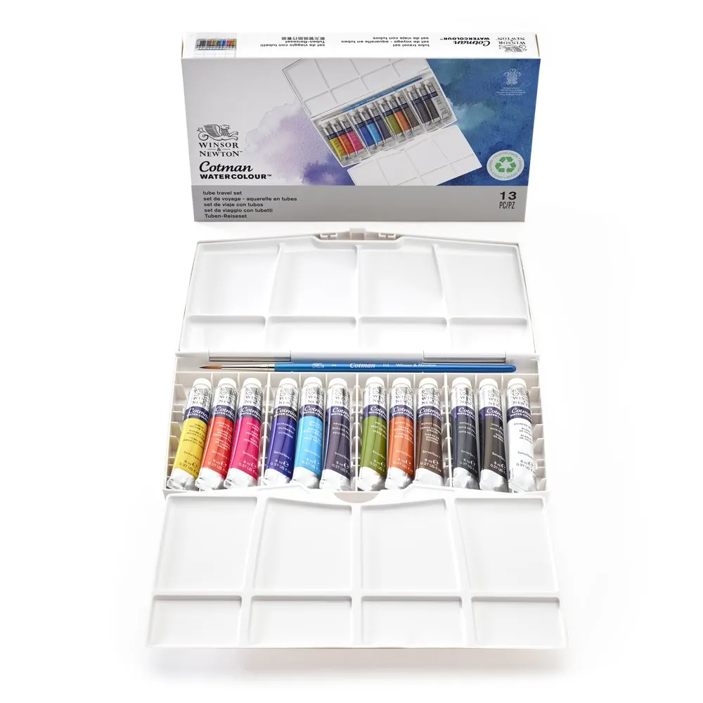 Cotman Watercolours Painting Plus Tube Set