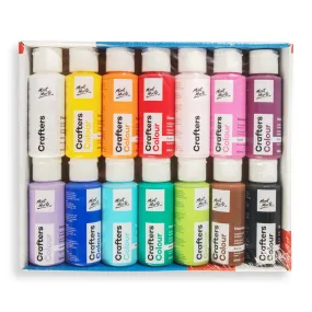 Crafters Colour Discovery Paint Set 14pc x 60ml (2 US fl.oz)