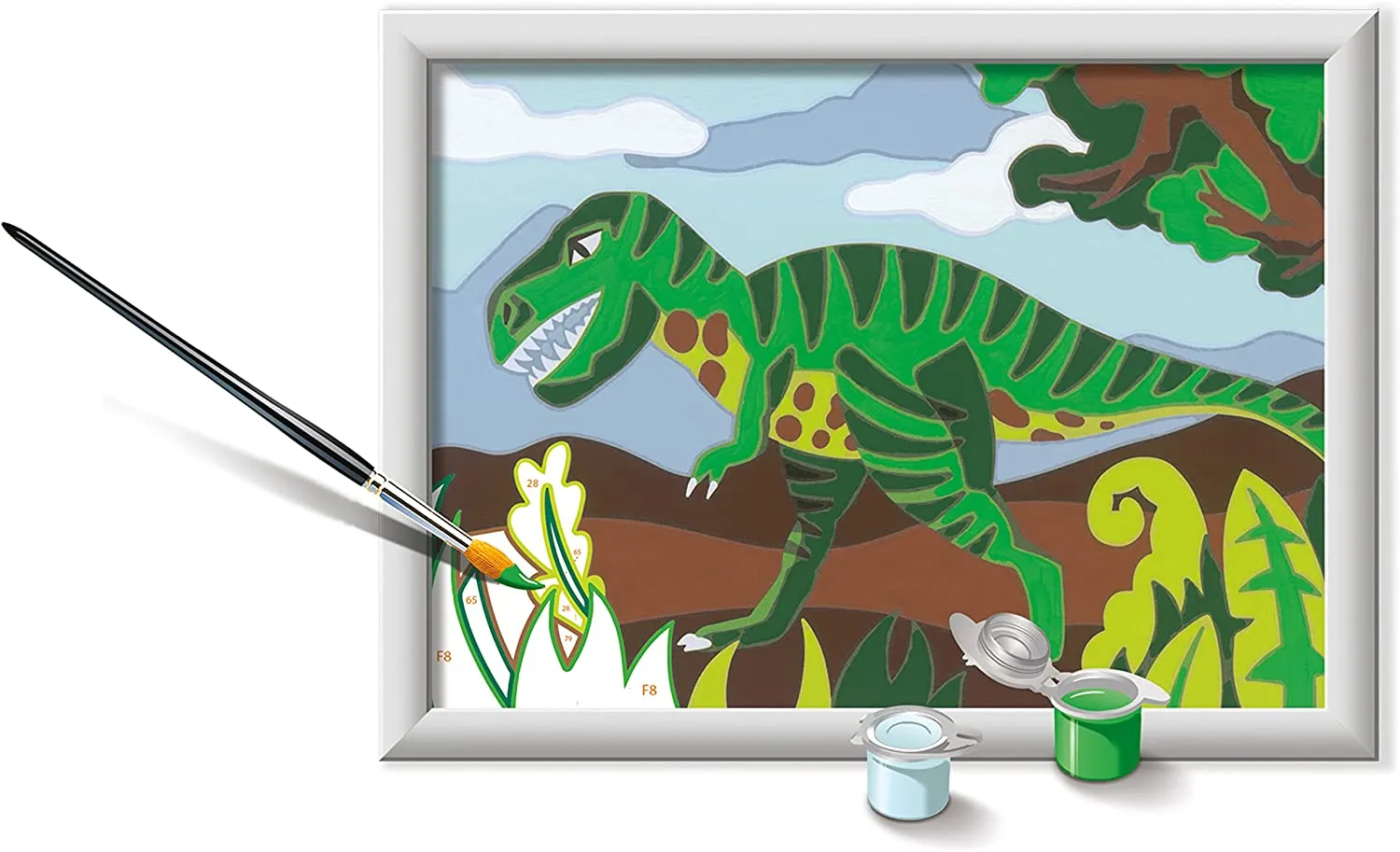 CreArt Roaming Dinosaurs Paint by Numbers - Ravensburger