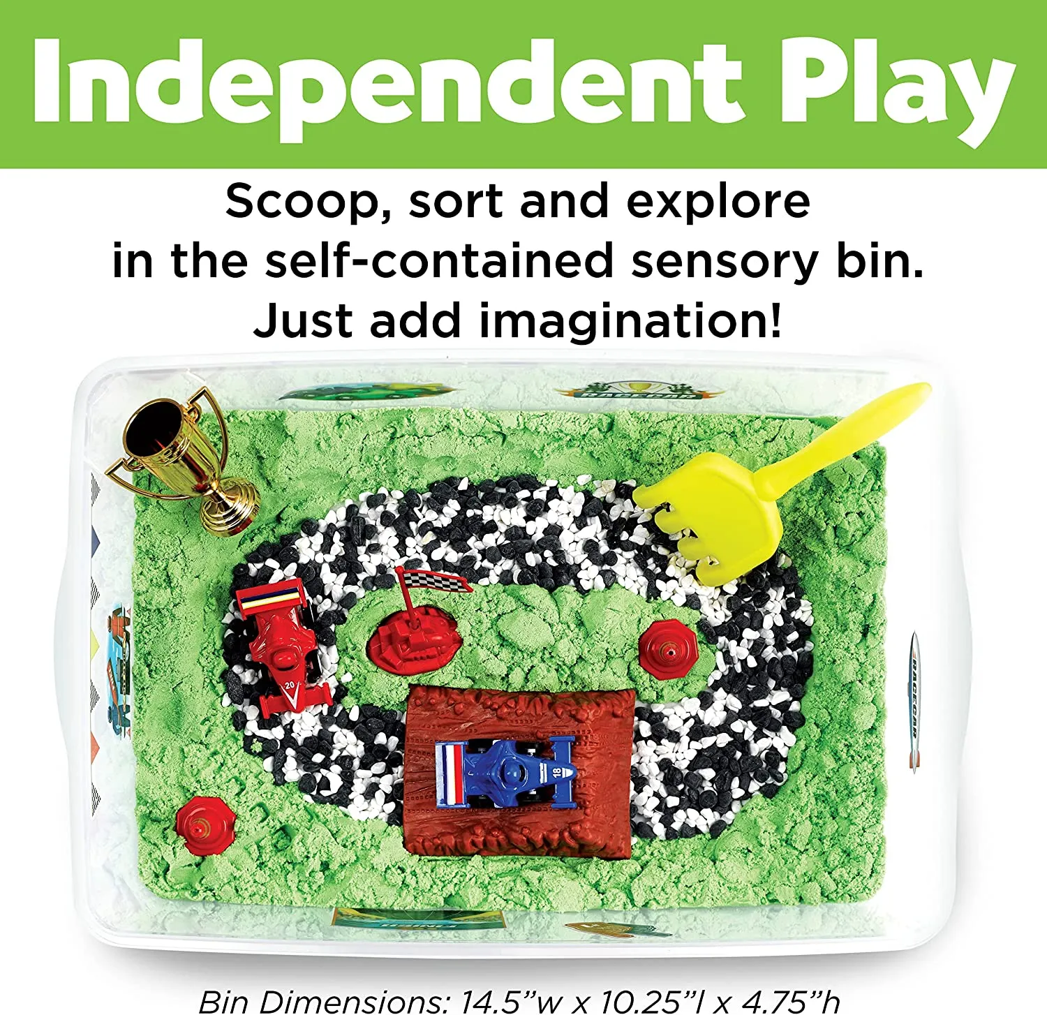 Creativity for Kids 6330 Sensory Bin Race Track