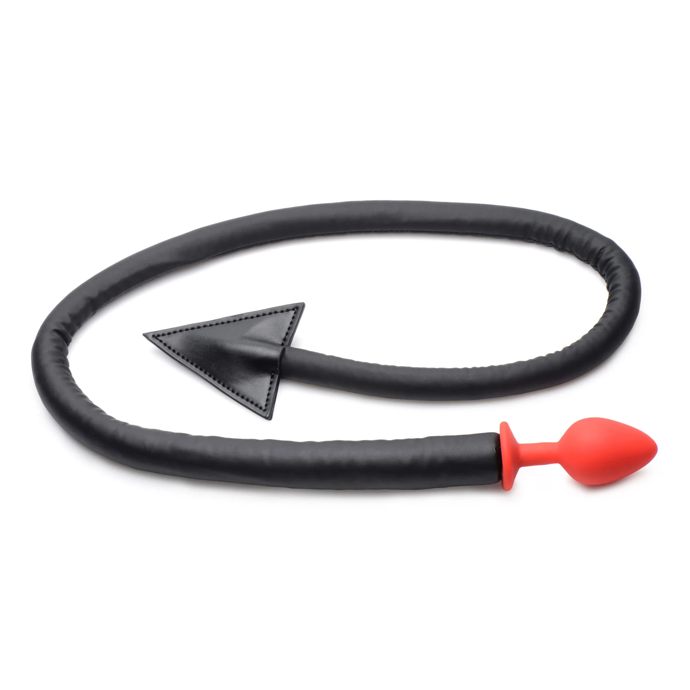 Sure, heres an optimized title for the product:

Luxe Devil Tail Anal Plug & Horns Cosplay Set - Premium Silicone Costume Accessories