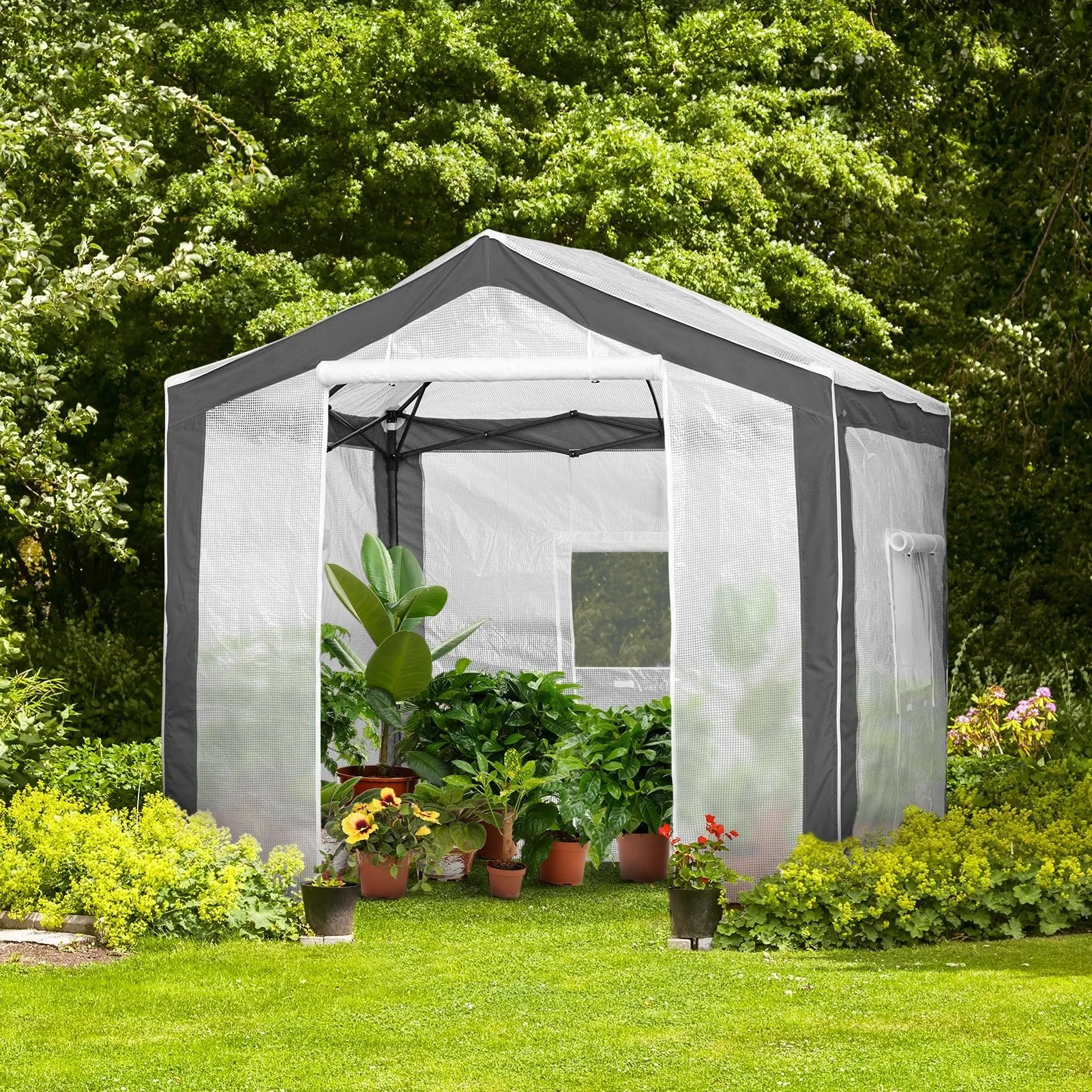 EAGLE PEAK 8x8 Portable Walk-in Greenhouse