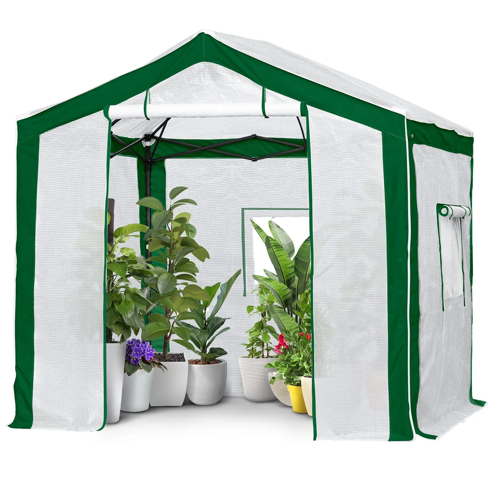 EAGLE PEAK 8x8 Portable Walk-in Greenhouse