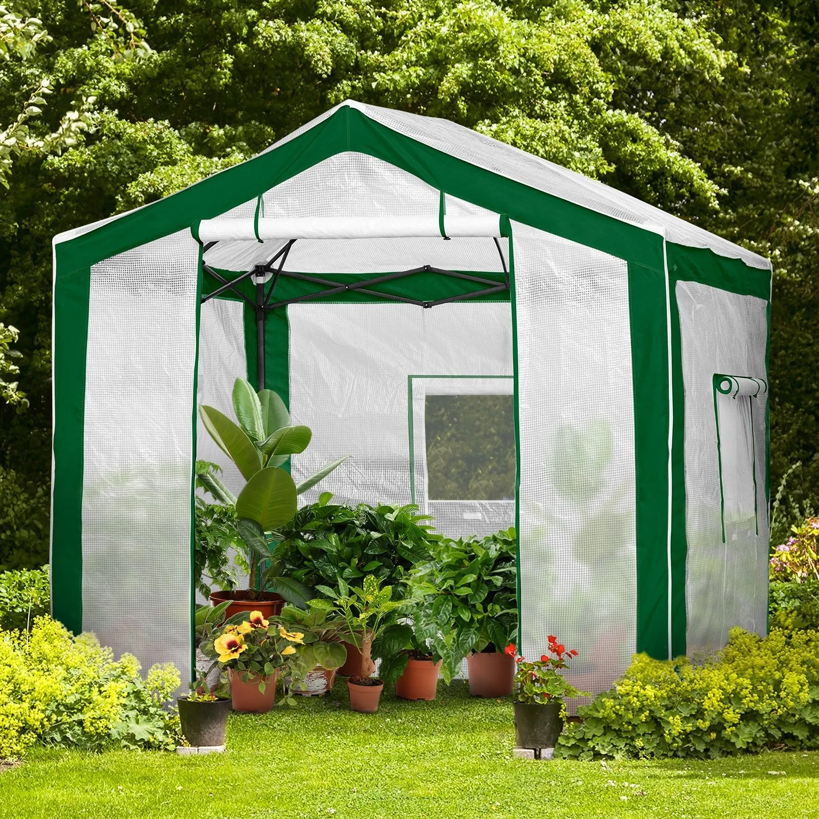 EAGLE PEAK 8x8 Portable Walk-in Greenhouse