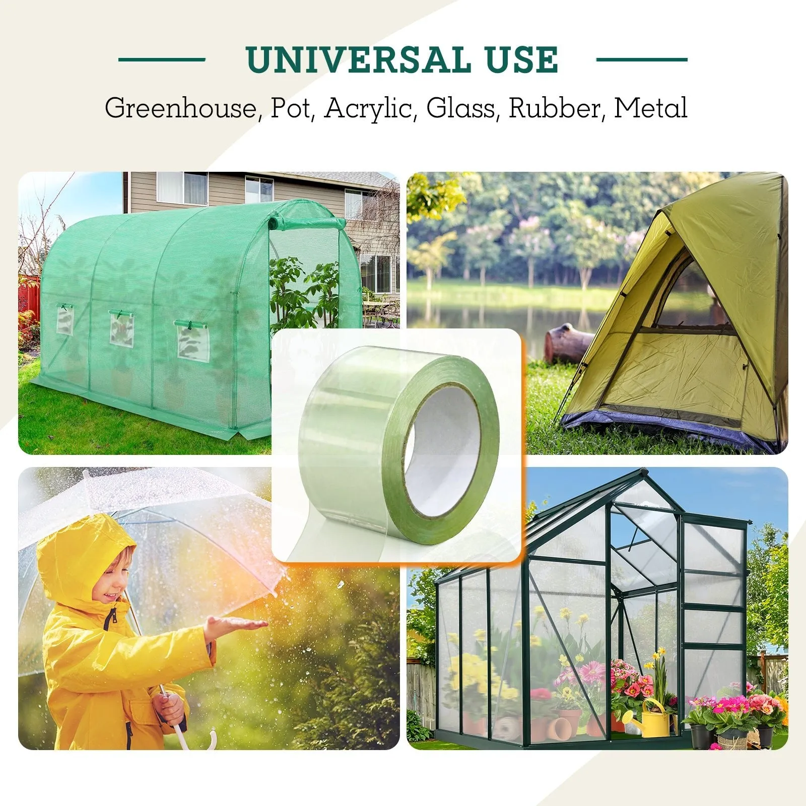 EAGLE PEAK Greenhouse Cover Repair Tape 2'' x 30 '