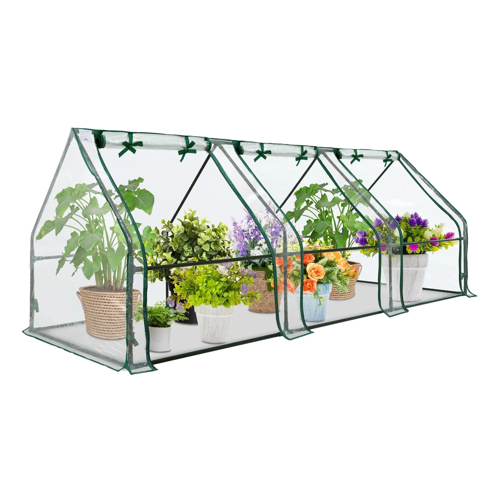 EAGLE PEAK Mini Garden Portable Greenhouse,96"x36"x36"