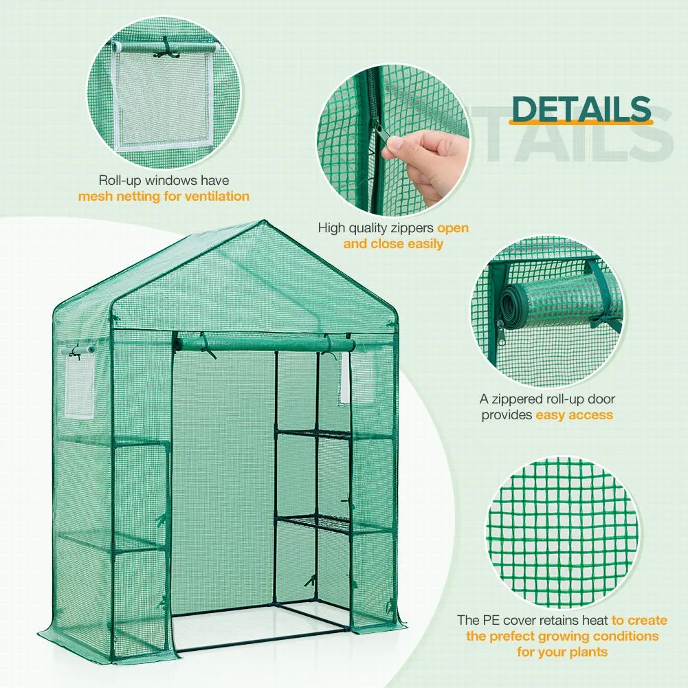 EAGLE PEAK Walk in 3-Tier Greenhouse,61"x28"x79"