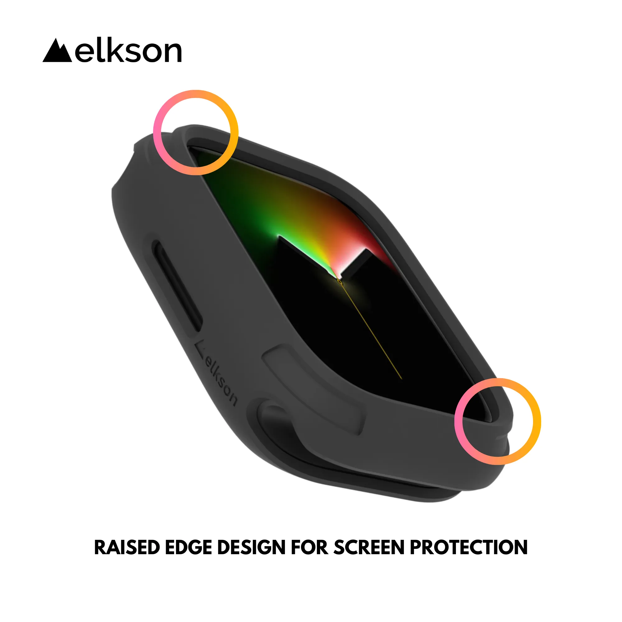 Elkson Quattro 2.0 Series Bumper Case 45mm For Apple Watch Series 7 & 8