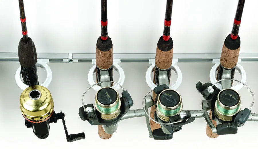 Fast Retrieve Fishing Pole Storage | Fits 6 Rods