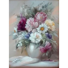 Flowers  - Full Round Diamond - 30x40CM