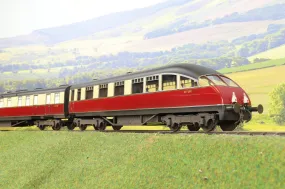 Golden Age Models O Gauge Set of 9 'West Riding Limited' BR Crimson/Cream Articulated Coaches