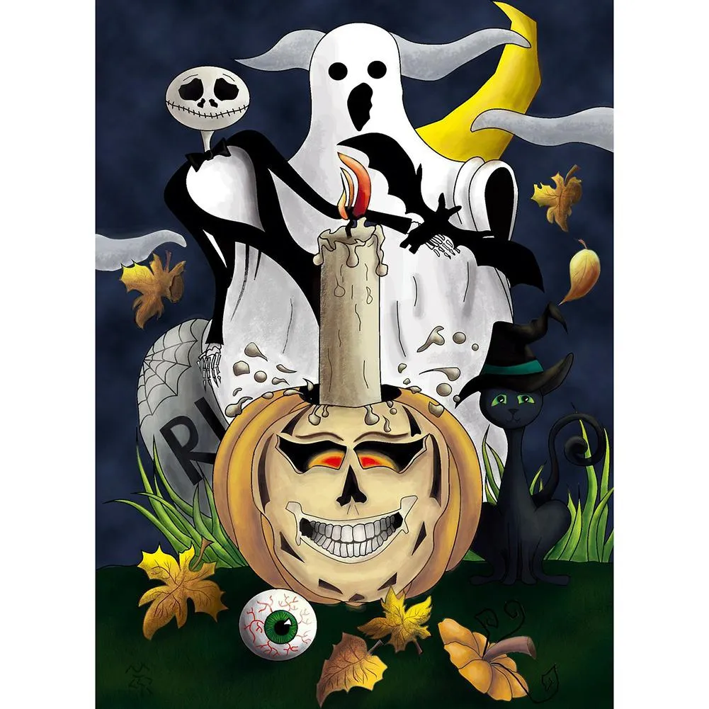 Halloween  - Full Round Diamond - 30x40CM