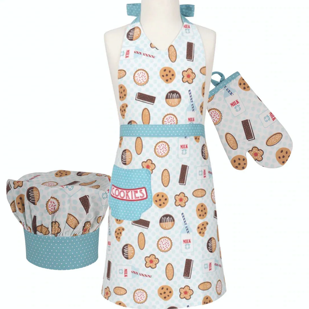 Milk and Cookies Apron Set