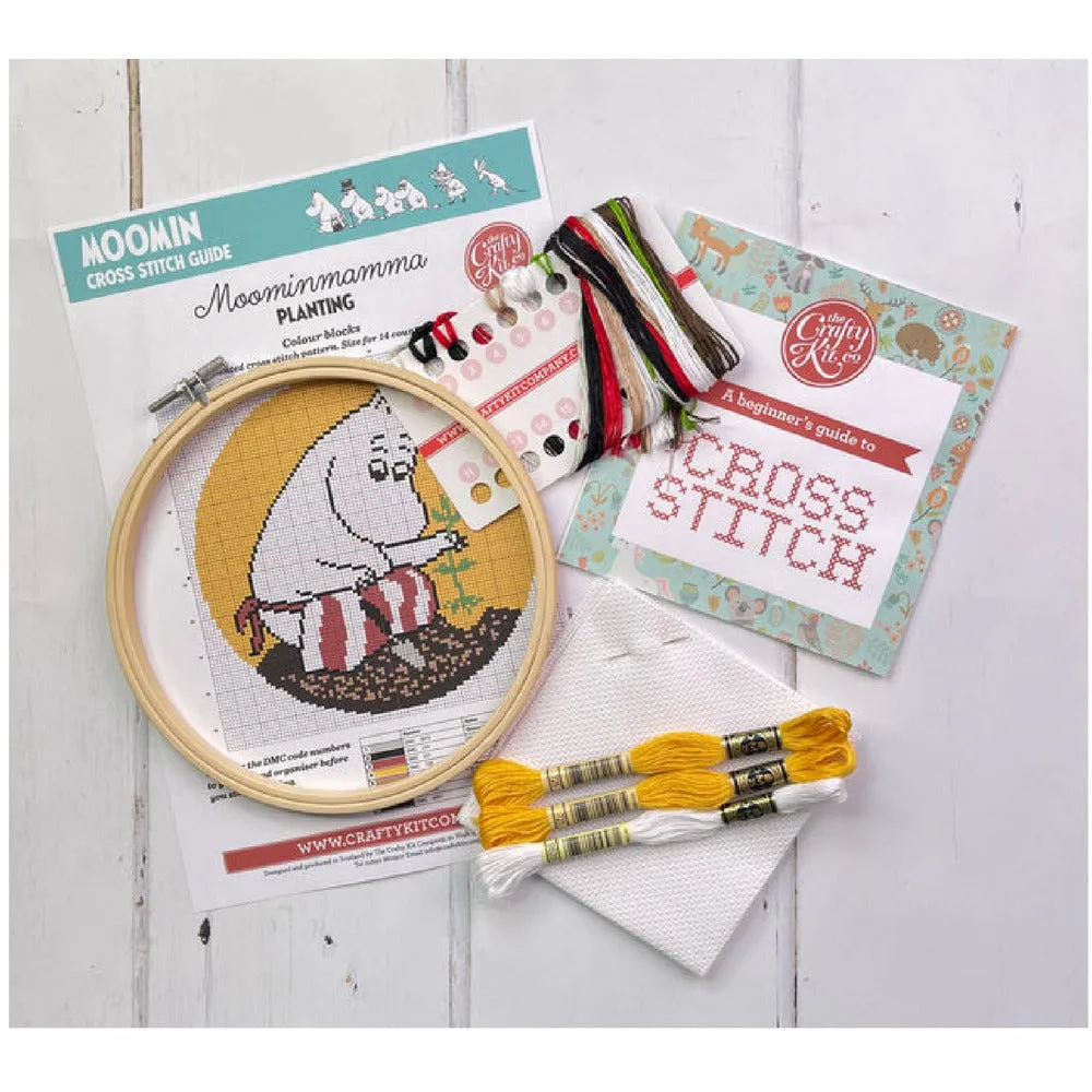 Moominmamma Planting Cross Stitch Kit - The Crafty Kit Company