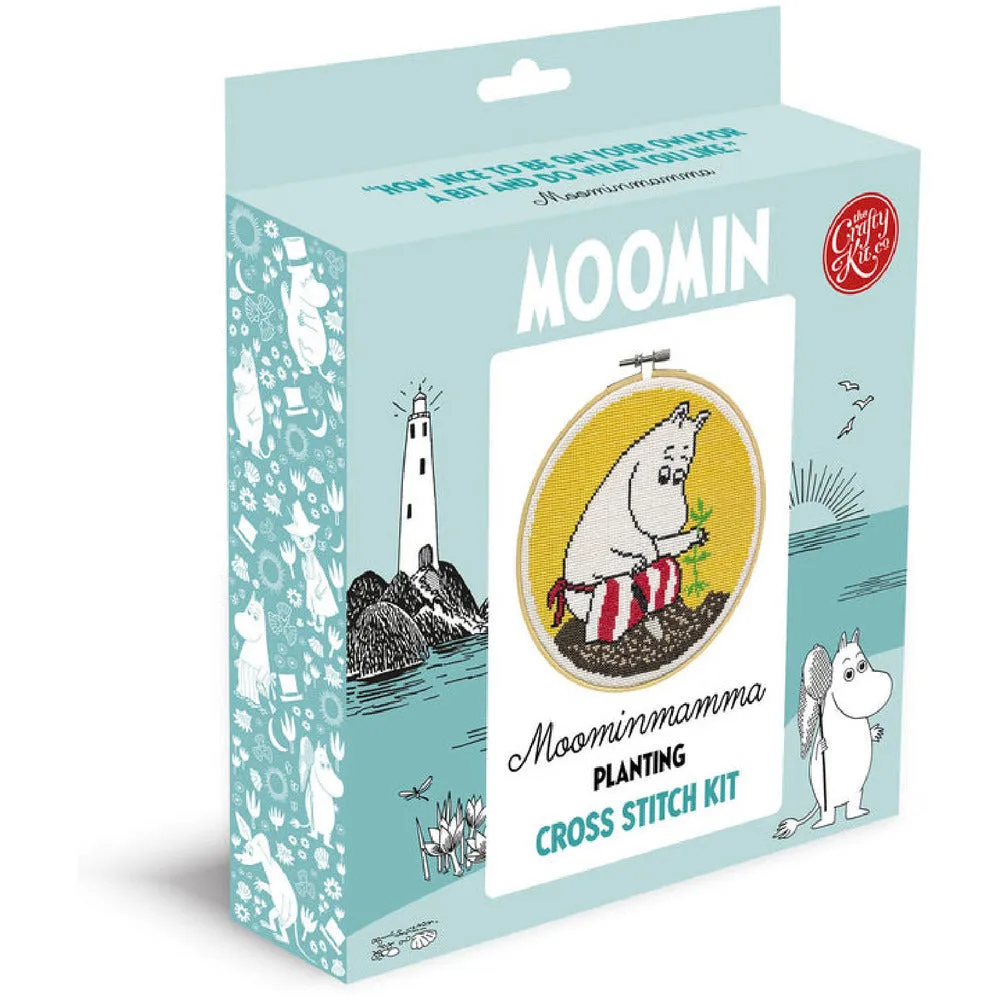 Moominmamma Planting Cross Stitch Kit - The Crafty Kit Company