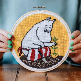 Moominmamma Planting Cross Stitch Kit - The Crafty Kit Company