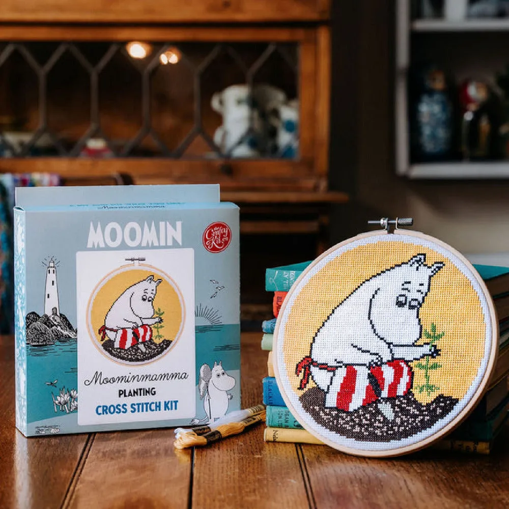 Moominmamma Planting Cross Stitch Kit - The Crafty Kit Company